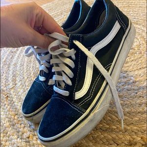 Old skool black suede VANS